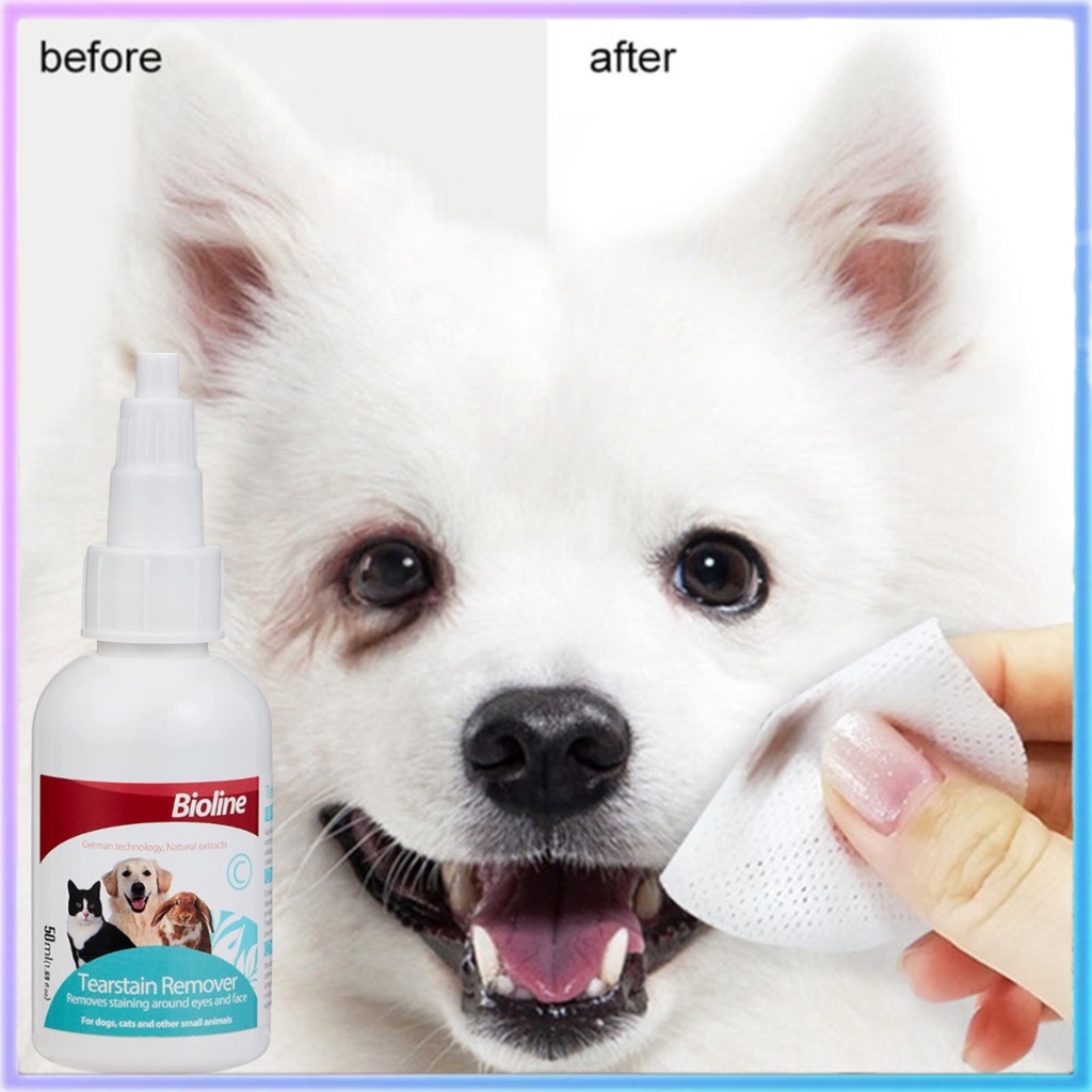 Bioline Tearstain Remover 50ml Pet Cat Dog Tear Stain Remover