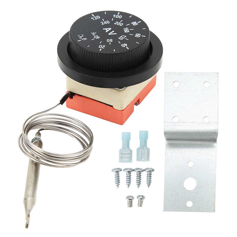 Adjustable Electric Fan Thermostat Switch Car Radiator Temperature ...