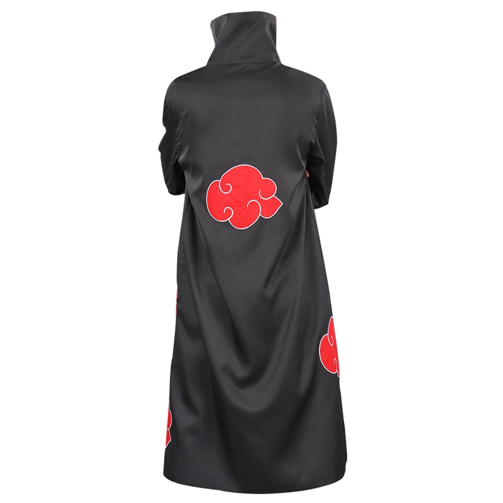 Zhinina Akatsuki Cloak Robe with Headband Hood Set Itachi Uchiha
