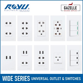 Royu Wide Series Switches And Outlet Sets Universal Duplex Telephone Cable Aircon