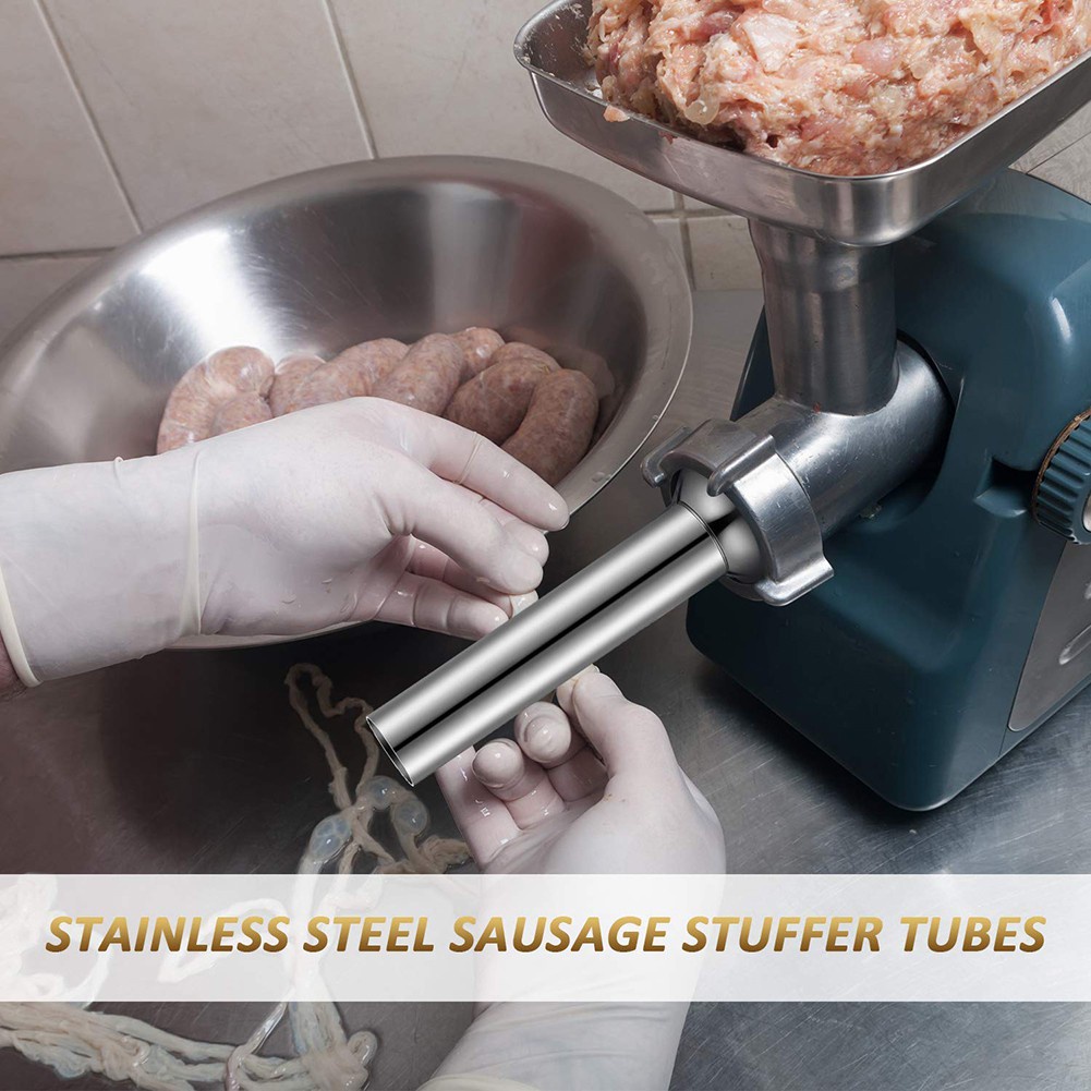 2022New【serda】3PCS Electric Meat Grinder Sausage Stuffer Tubes with