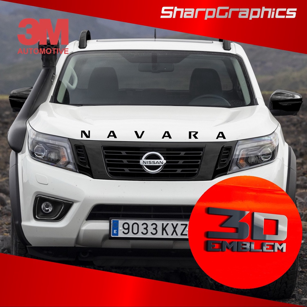 Nissan Navara PRO4X 3D Hood Emblem Set | Shopee Philippines