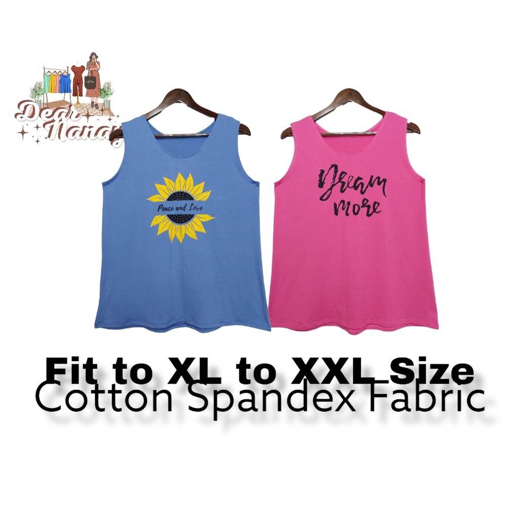DearNanay Plus-size Plain Sando for Women Fot to XL Size | Shopee ...