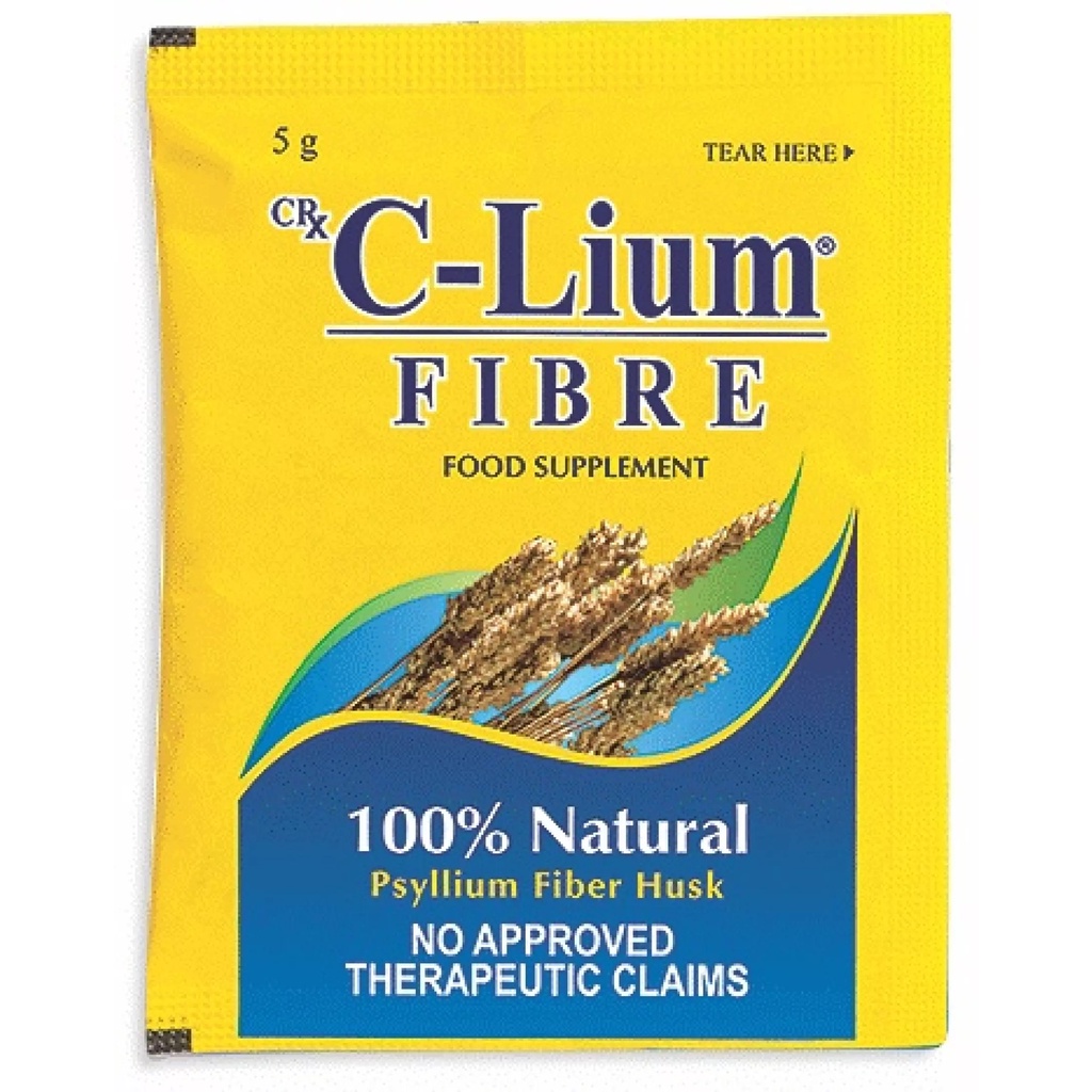CLium Fibre Psyllium Fiber Husk Sachet for Constipation (5 sachets