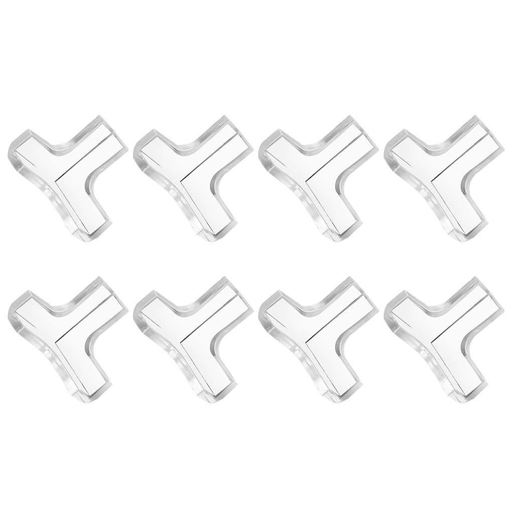8pcs Table Edge Strong Adhesive Soft Silicone Corner Protector