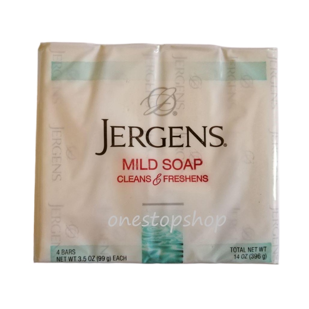 Jergens Mild Soap Cleans & Freshens Bar 4 x 99 g Shopee Philippines