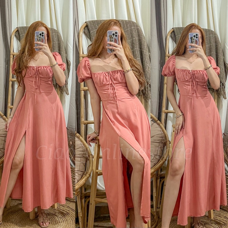 Slit Maxi Dress Ciao Onlinestore Bustier Maxi Dress Shopee Philippines