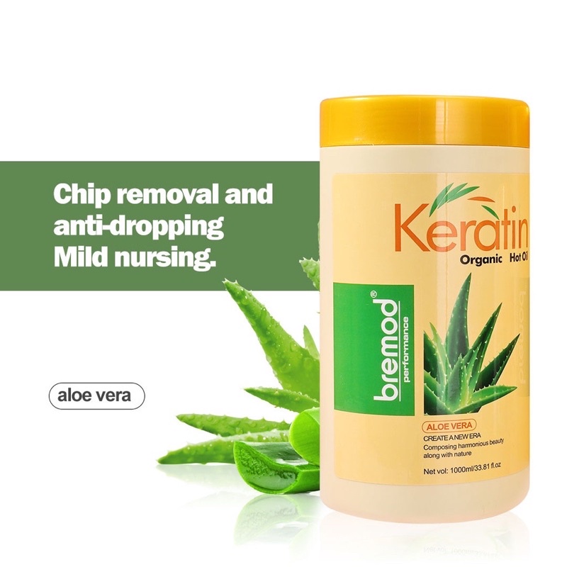 Bremod Hair Keratin Organic Hot Oil 1000mL Shopee Philippines
