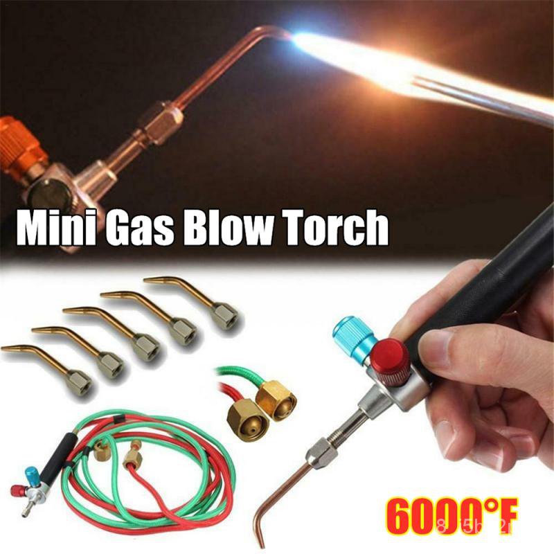 Mini Gas Blow Torch Soldering Solder Iron Gun Oxygen Acetylene Jewelry