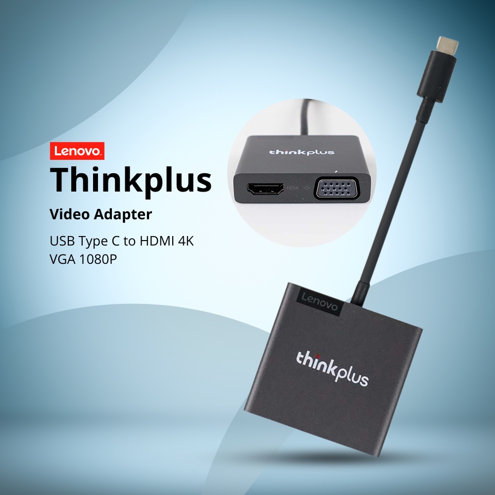 Lenovo ThinkPad Mini HDMI To VGA Adapter (00HM073) - Connect Laptop To Monitor Or Projector