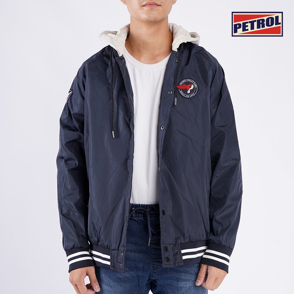【Hot sale】Petrol Men's Basic Jacket Relaxed Fit 13724 (Navy) | Shopee ...