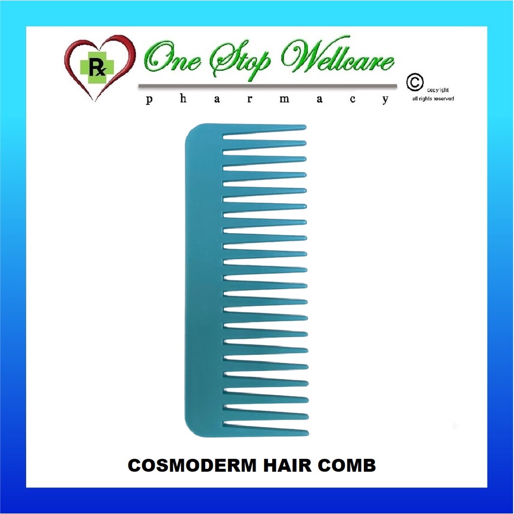 COSMODERM HAIR COMB (BLUE) | Shopee Philippines