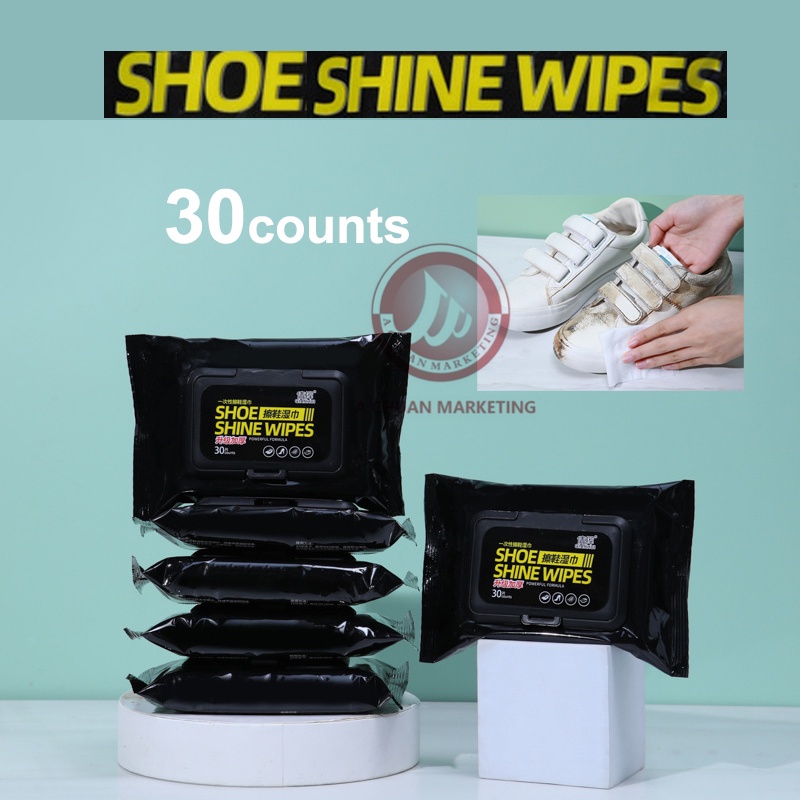 Shoe Shine Wipes Shoe Cleaner Disposable Wet Wipes Leather Shoes ...