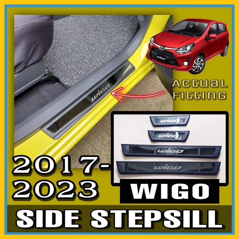 Toyota Wigo Side Stepsill Wigo Accessories Shopee Philippines