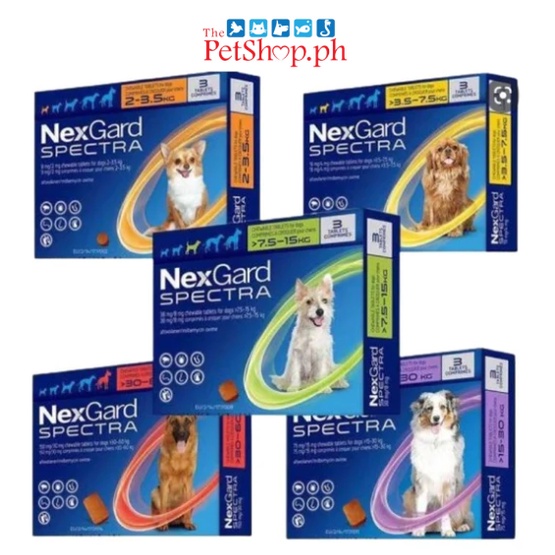 NexGard Spectra Chewable for Dog (3 tabs) | Shopee Philippines