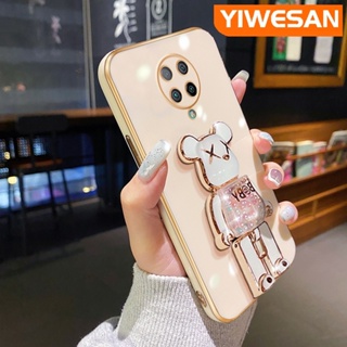 chenyyka For iPhone 7 Plus Case With Wristband New Design Square Edge Phone  Case Cute Line Rabbit Pattern Shockproof Plating Silicone Casing Full