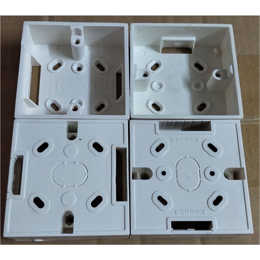 Standard 86x86 Type Switch Socket Base Outfit Junction Box Surface ...