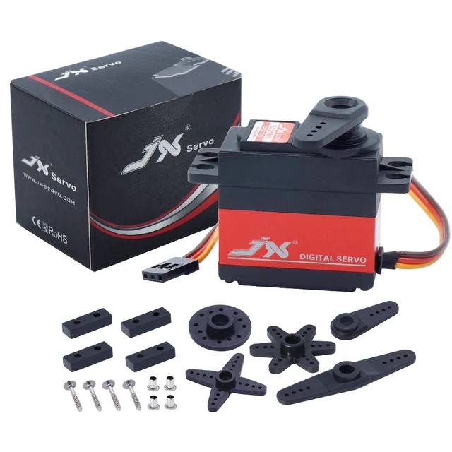 Servo JX PDI-6221MG Digitale Con Ingranaggi In Metallo, 4.8-6.0V, 61g, Grande Coppia Per Auto RC