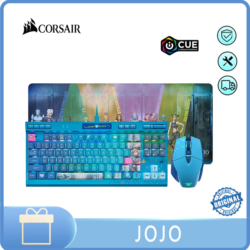 corsair K70 RGB TKL87Key PBT Mechanical Keyboard JOJO Sea Of Stones Co