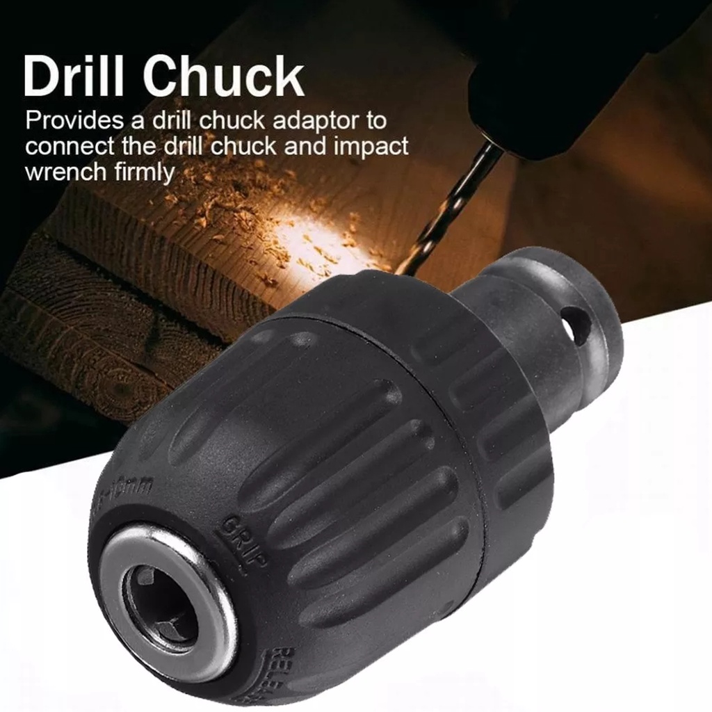 Drill Chuck For Impact Wrench Socket Adaptor Impact Wrench To Drill Adaptor Adapter Converter Shopee Philippines
