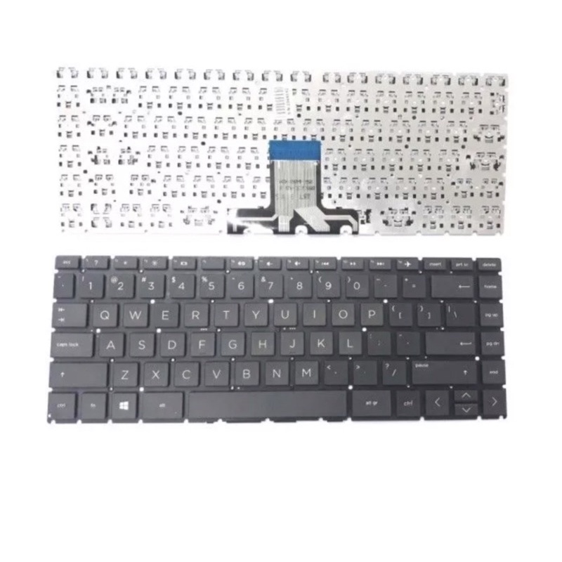 thumbnail image 2 of Jual Keyboard HP Pavilion 14-cf 14s-cf 14s-dk 14-df 14-dg Backlite Silver | Indonesia 2 of 9