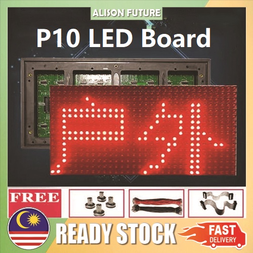 LED Advertising Display Unit Board Waterproof Red Lamp P10 Outdoor ...
