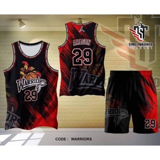 Basketball Jersey Sublimated Warriors - Allen Sportswear