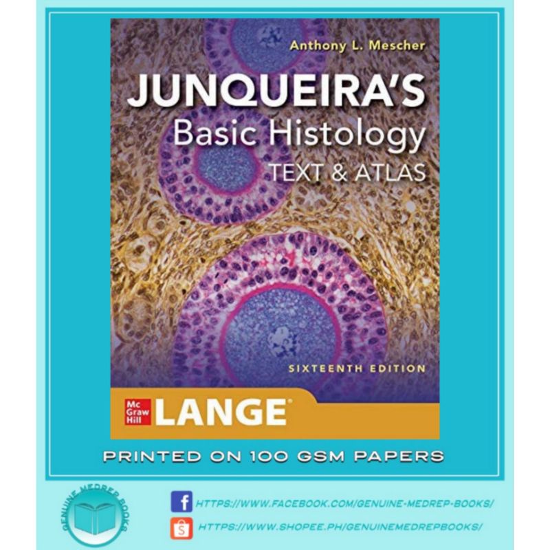 Basic Histology Text And Atlas -Junquieras 16th Edition | Shopee ...