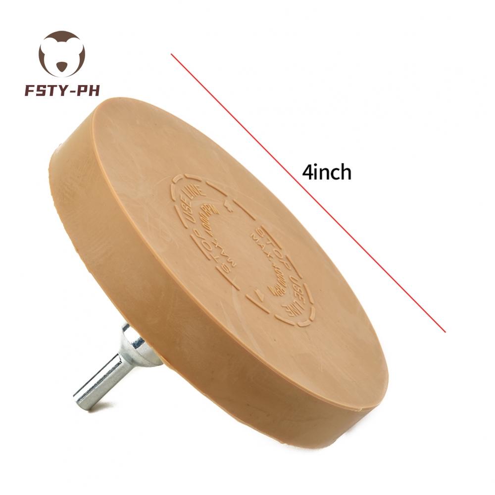 Rubber Eraser Wheel Remove Adhesive Sticker 4\'\' EASY TO USE Universal