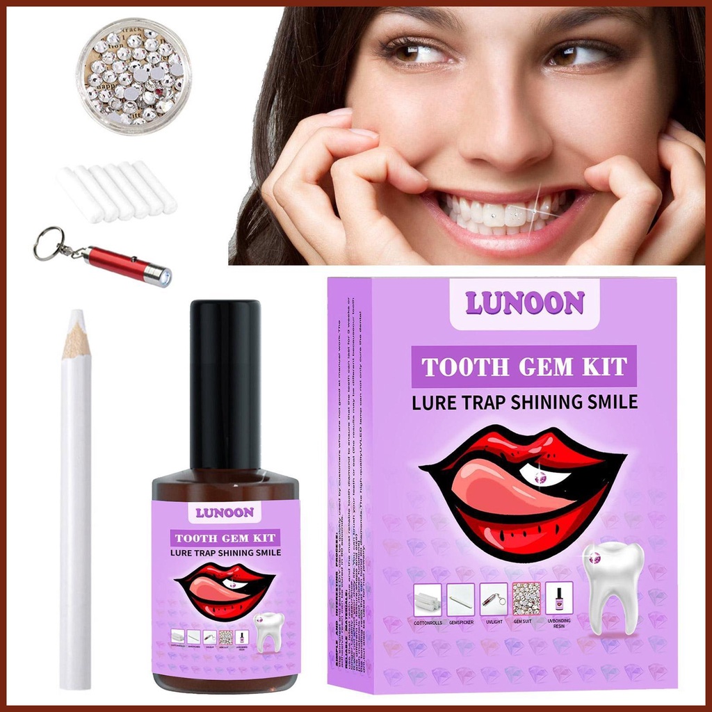 Tooth DIY Supplies Portable Complete Beautiful Application Kit Flexible ...