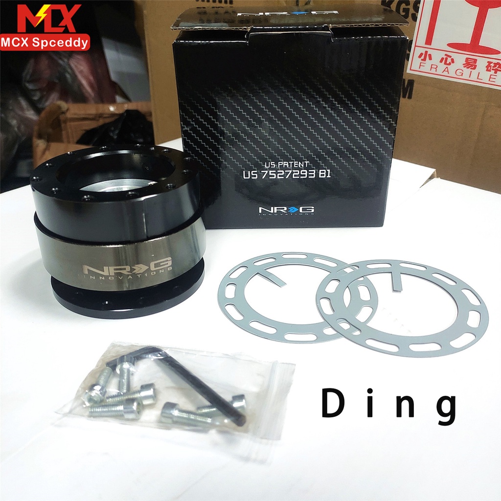 Universal JDM Ding Sounds Quick Release Steering Wheel For Car Racing