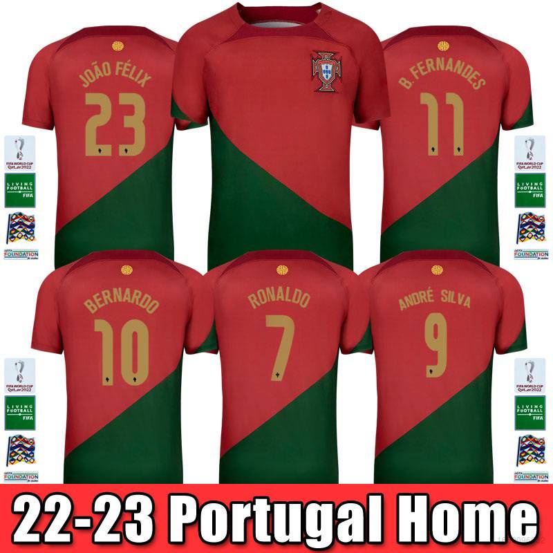 Ronaldo #7 Portugal Home Soccer Jersey 2022/23