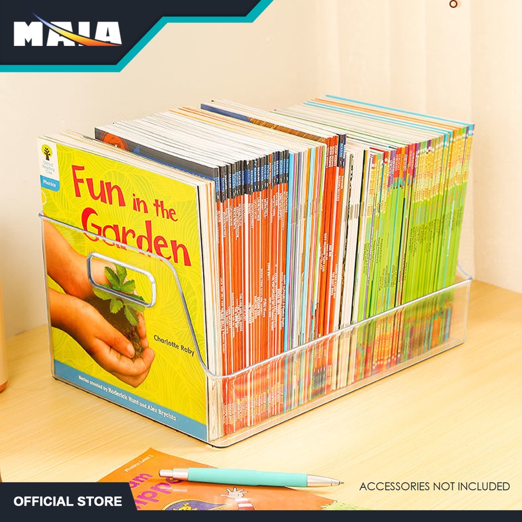 MAIA Acrylic Reading Rack Book Stand Desktop Storage Box | Shopee ...