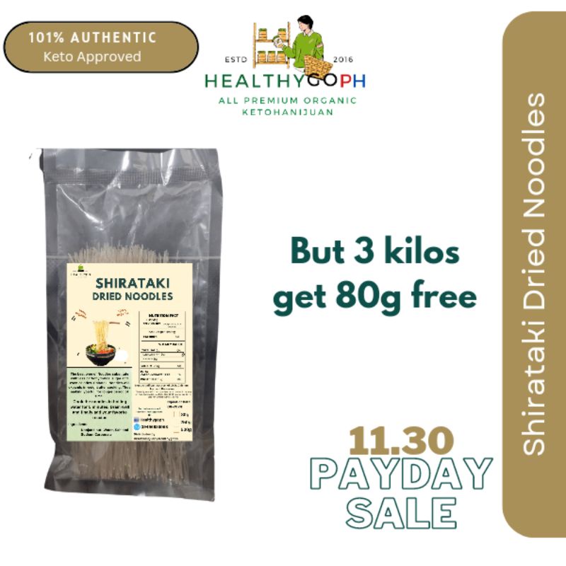 Shirataki dried / dry Noodles Shopee Philippines