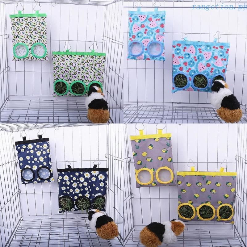 Rabbit Hay Feeder Hamster Guinea Pigs Hanging Feeder Bunny Fabric