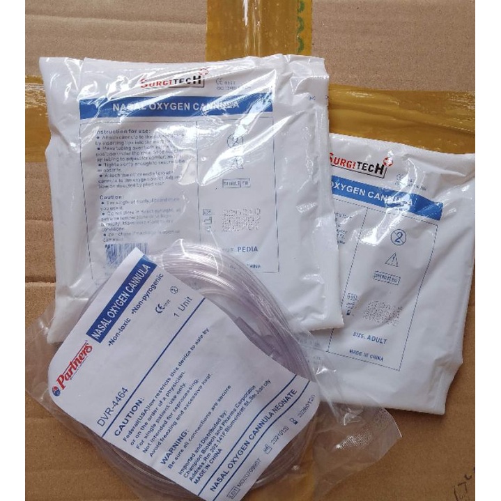 Nasal Oxygen Cannula (Partners, Surgitech) | Shopee Philippines