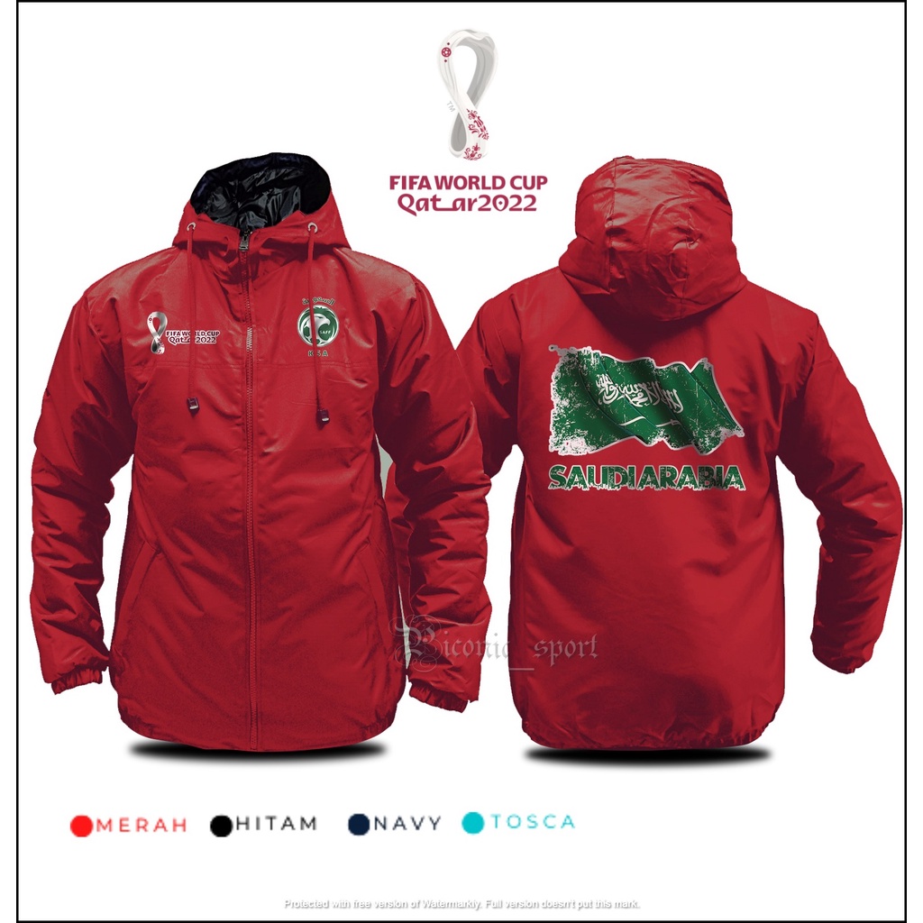 Fifa WORLD CUP QATAR 2022 Football Jacket SAUDI National Team | Shopee ...