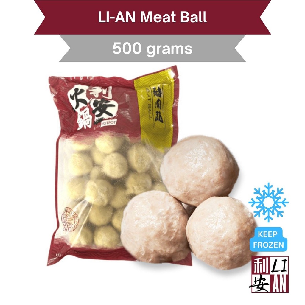 LI-AN Meatball Meat Ball 500g for Hotpot Shabu Shabu | Shopee Philippines