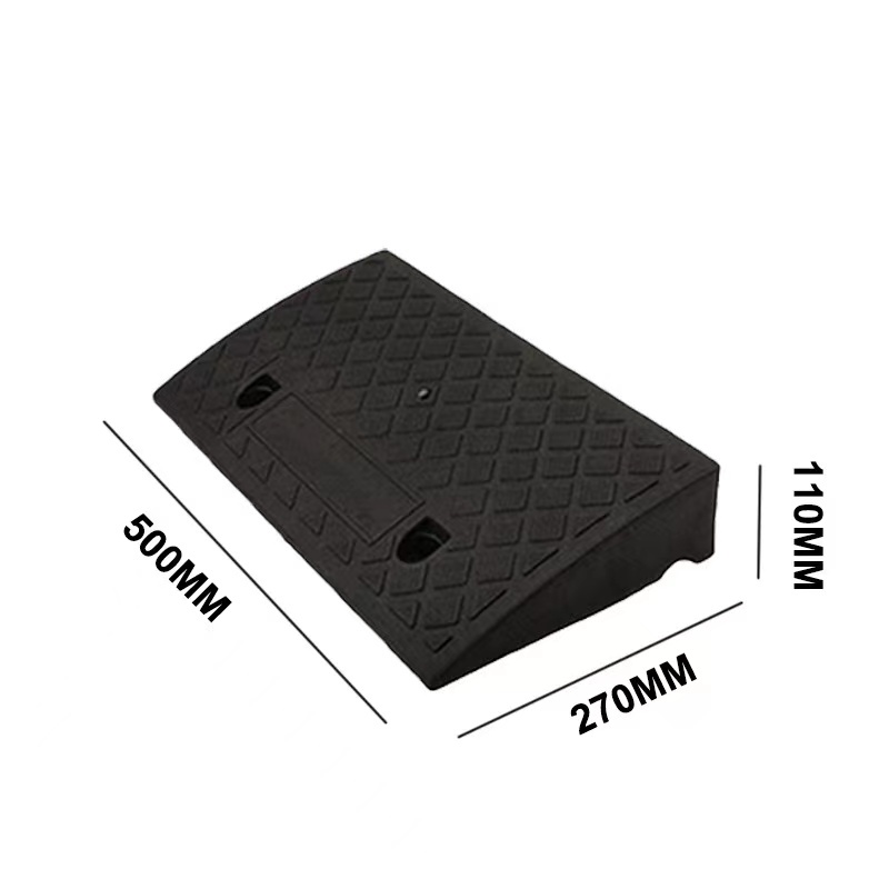 50*27*11cm Curb Ramps Mat Heavy Duty Slope Pad For Car Truck Driveway ...