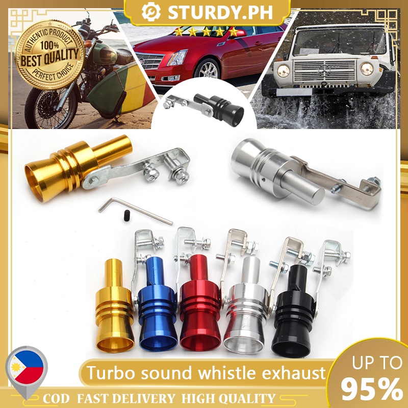 【Ready Stock】 Universal Turbo Whistle Exhaust Turbo Whistle Muffler