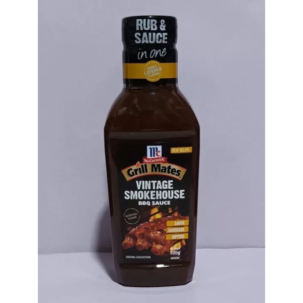 McCormick Grill Mates Vintage Smokehouse BBQ Sauces 500g Shopee