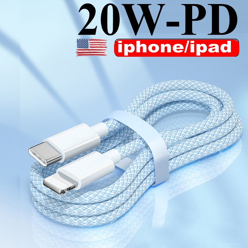 2meter 20W PD cable Macaron Colors cable for iphone 11 12 12pro 13 ...