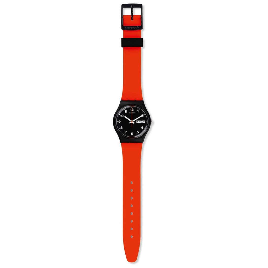 Swatch Gent Red Grin GB754 Red Silicone Strap Watch | Shopee Philippines