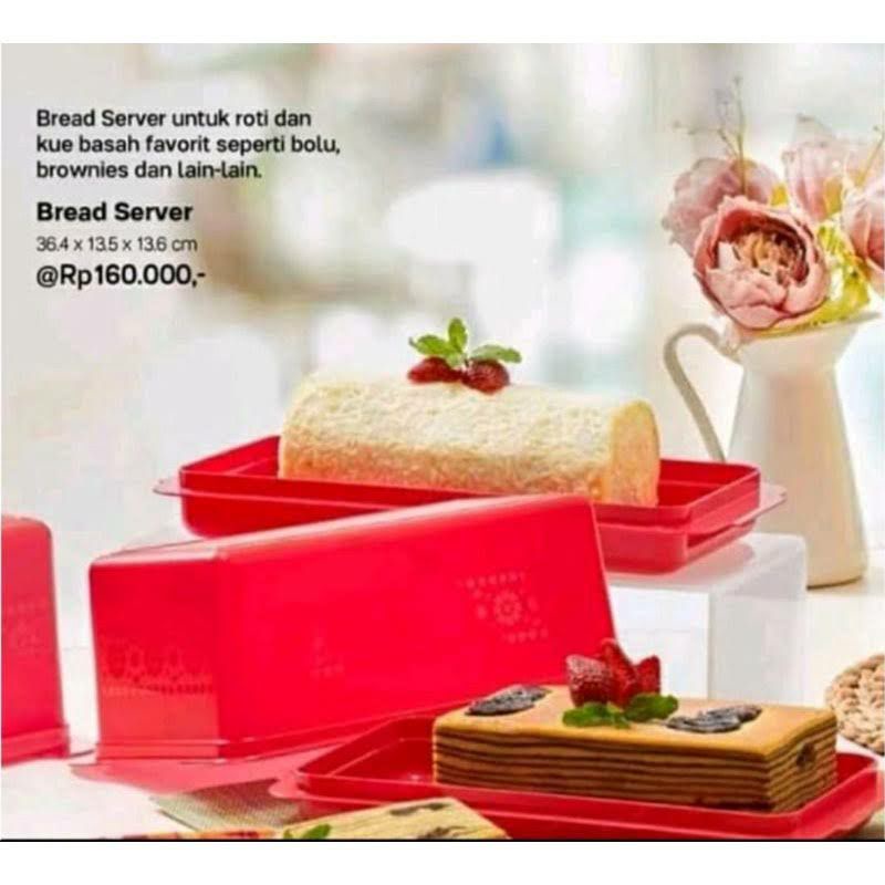 Tupperware bread server white bread container | Shopee Philippines