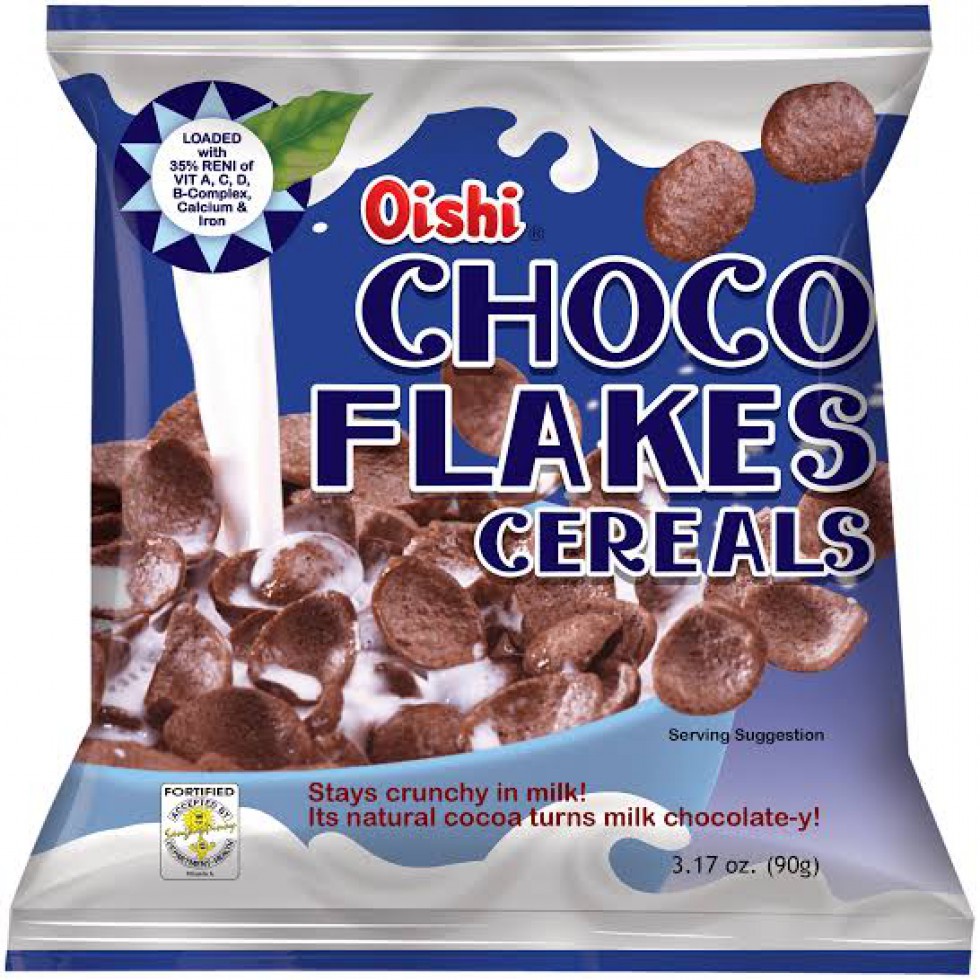 Oishi Choco Flakes Cereals 90g Shopee Philippines