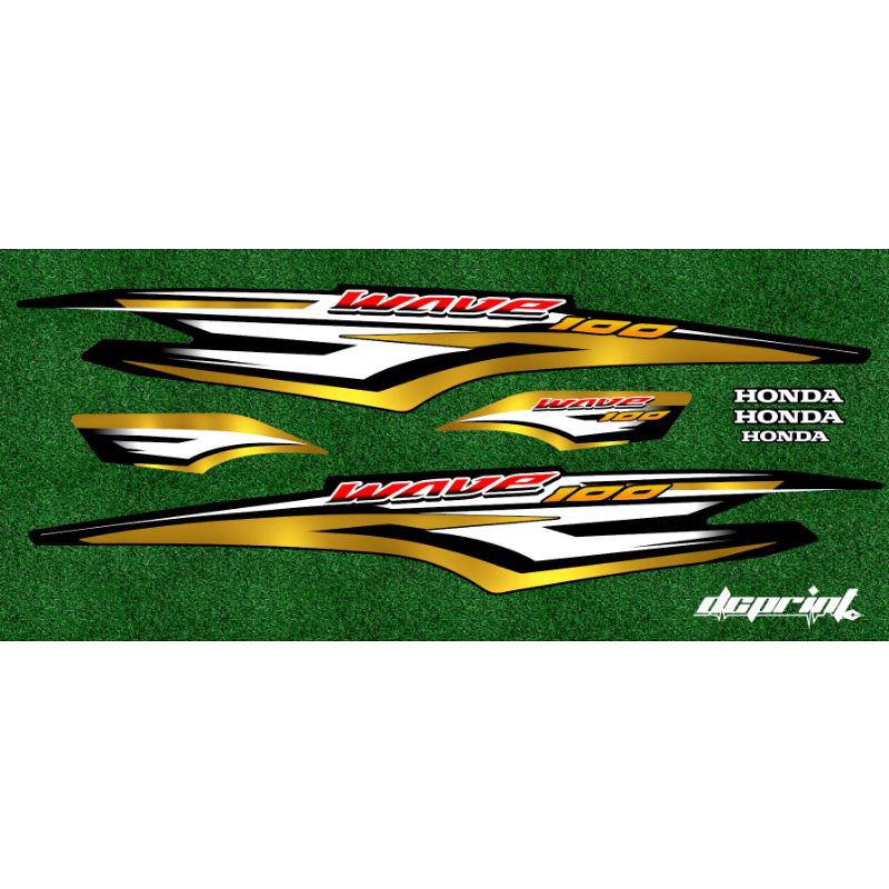 Honda Wave 100 Stock Decal Original | Shopee Philippines