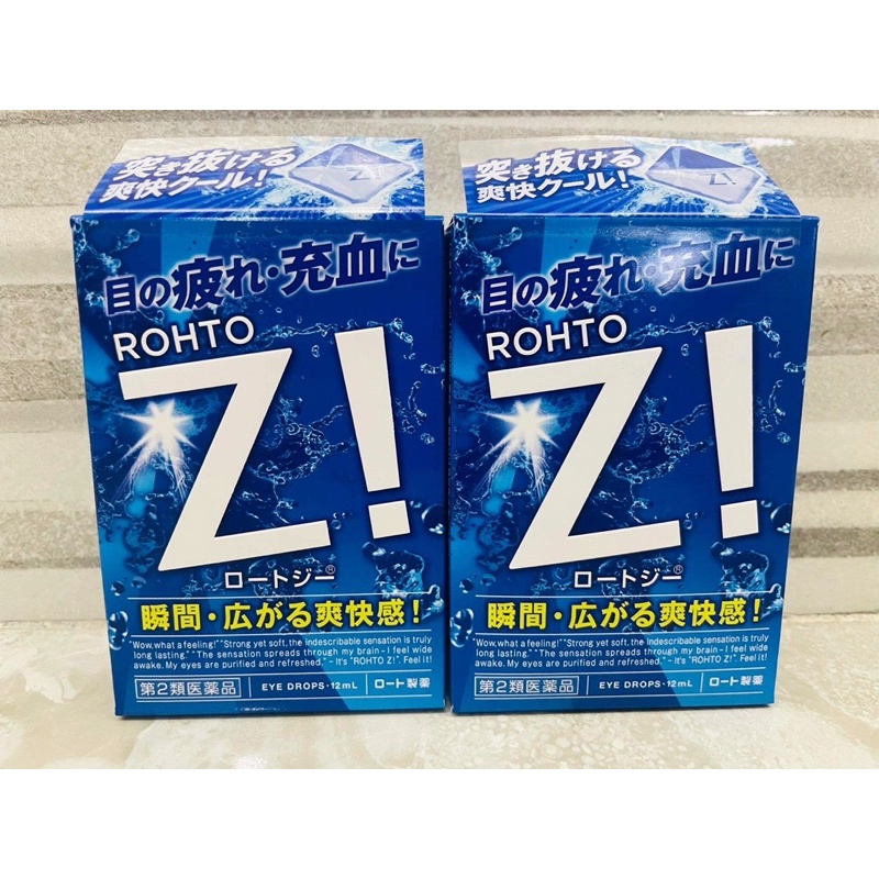 Japan🇯🇵 ROHTO Z! Eye Drop 12ml Cooling Eye Drop (2026 Expiration