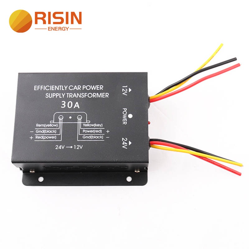 DC Voltage Reducer 24V Step Down to 12V Audio Navigation Reduce Device ...
