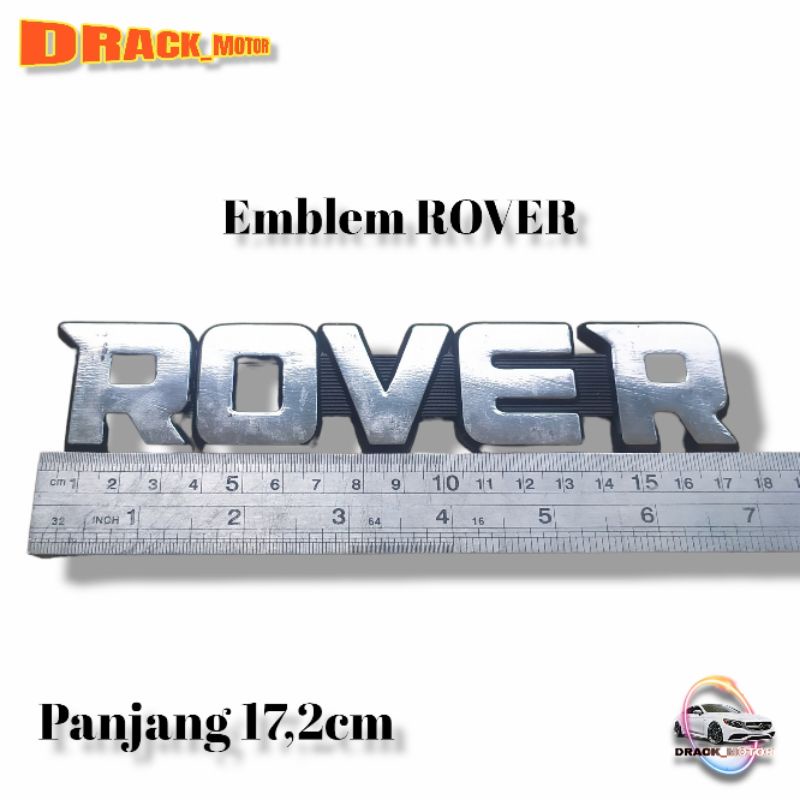 Rover Writing EMBLEM (17.2Cm) ORIGINALEMBLEM ROVER ORIGINAL Unit ...