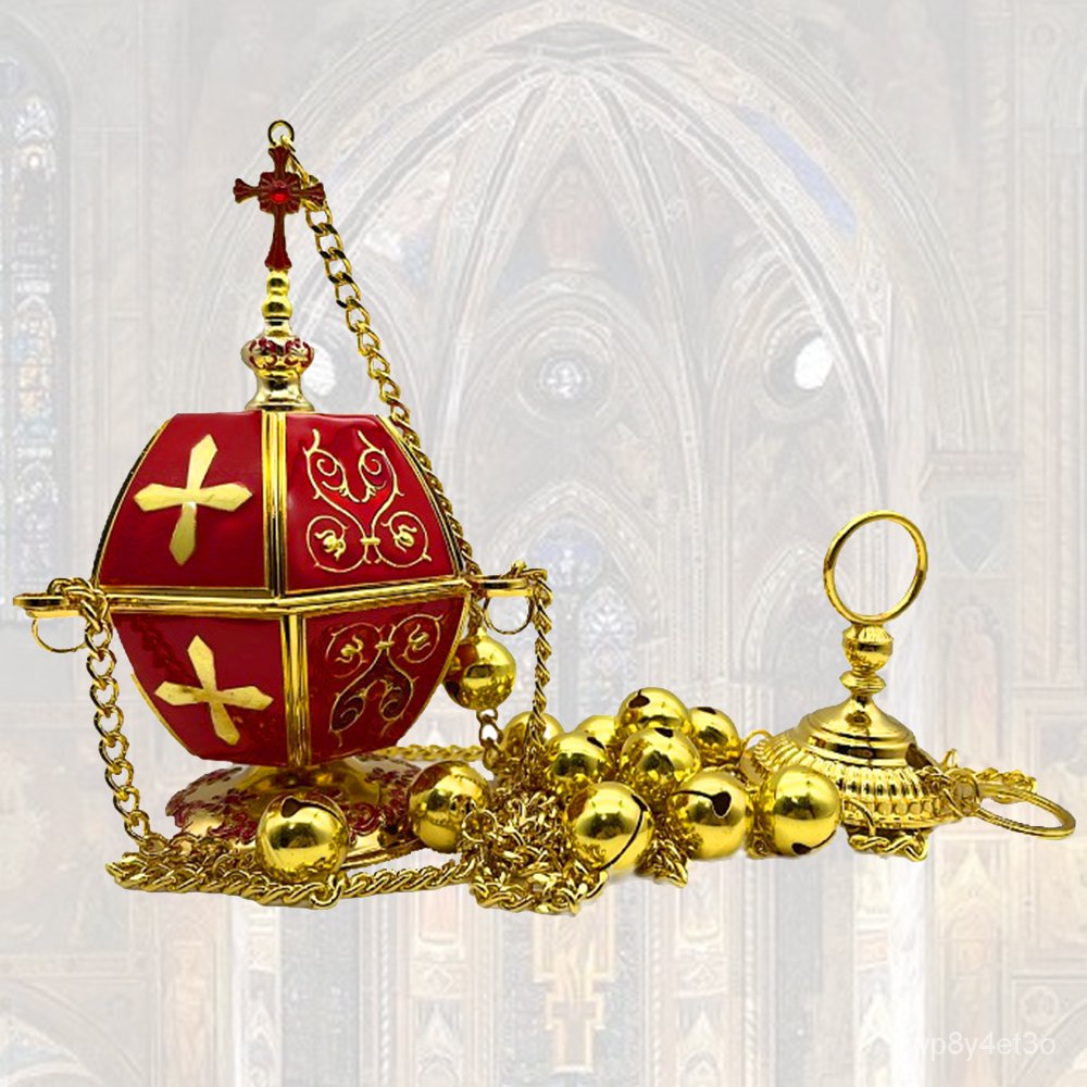 Greek Orthodox Incense Burner Catholic Jesus Orthodox Cross Christian
